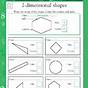 Properties Of 2 Dimensional Shapes Worksheet