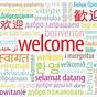 Printable Welcome In Different Languages