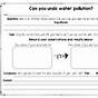 Water Pollution Worksheets For Kids