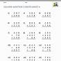 Easy Printable Math Worksheet