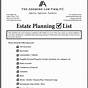 Estate Planning Worksheets