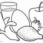 Printable Coloring Pages Food