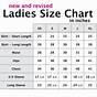 Womens Skirt Size Chart