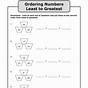 Order Numbers From Least To Greatest Worksheets