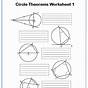 Circle Theorems Worksheet And Answers