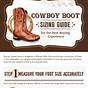 Cowboy Boot Sizing Chart