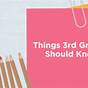 What 2nd Graders Need To Know