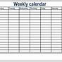 Printable Weekly Calendar With Time Slots