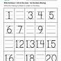 Practice Writing Numbers 1 10 For Kindergarten