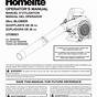 Homelite 26b Leaf Blower Manual