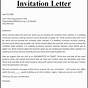Sample B2 Invitation Letter