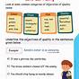 Grade 3 Adjectives Worksheet
