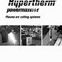 Hypertherm Powermax 105 Manual