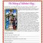 History Of Valentine's Day Worksheets