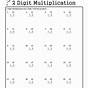 Multiplication 2 Digit By 1 Digit Worksheet
