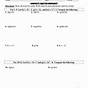 Composition Of Functions Worksheet 1 Answers