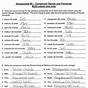 Formulas And Nomenclature Worksheets