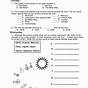 Earth Science Solar System Worksheets