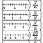 Fractions Greater Than 1 On A Number Line Worksheet