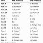 Penn State Football Printable Schedule 2022