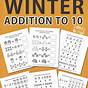 Winter Addition Worksheet Grade 1