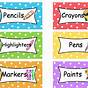 Labels For Education Sheets