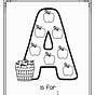 Letter A Worksheet For Toddlers