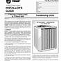 Trane Xl1200 Heat Pump Manual