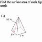 Surface Area Of Square Pyramids Worksheet