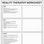 Reality Testing Worksheets