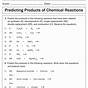 Introduction To Chemical Reactions Worksheets Answers
