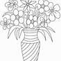 Printable Flowers Coloring Pages For Kids