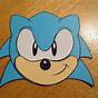Printable Sonic The Hedgehog Mask Template