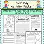 Field Day Worksheets