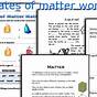 Matter And Change Worksheets