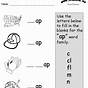 Word Family An Worksheets