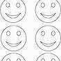 Smiley Face Printable Coloring Pages