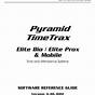 Pyramid Timetrax Elite Bio Manual