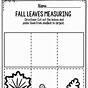 Kindergarten Fall Pattern Worksheet