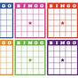 Printable Bingo Cards For Kids
