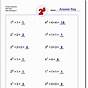 Exponent Worksheet Answers