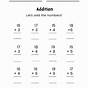 First Grade Simple Addition Worksheet