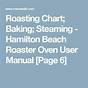 Hamilton Beach Roaster Manual
