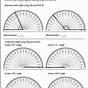 Drawing Angles With A Protractor Worksheets