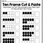 Counting With Ten Frames Worksheet