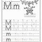 Letter M Preschool Worksheet
