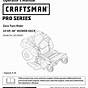 Craftsman 8200 Pro Series Parts Manual