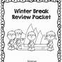 Kindergarten Winter Break Packet