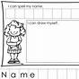 Learn To Spell Name Worksheet