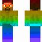 Rainbow Steve Minecraft Skin